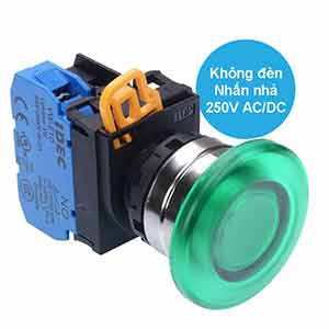 Nút nhấn nhả IDEC YW4L-M4E10Q0G D22 1NO (Xanh)