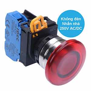 Nút nhấn nhả IDEC YW4L-M4E10Q0R D22 1NO (Đỏ)