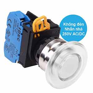 Nút nhấn nhả IDEC YW4L-M4E10Q0W D22 1NO (Trắng)