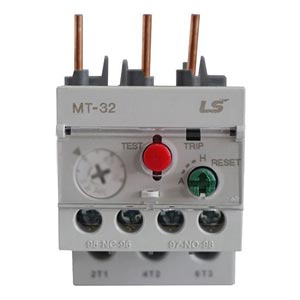 Rơ le nhiệt LS MT-32/3H 7.5 6...9A; Không có vi sai nhiệt độ (3-heater); Tiếp điểm phụ: 1NO+1NC; Chế độ giải trừ lỗi: Thủ công, Tự động; Kiểu kết nối: Kẹp vít