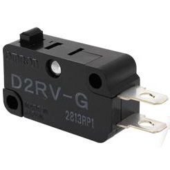 Công tắc hành trình OMRON D2RV-G Pin plunger; SPST (1NO); 10W DC; 0.98N; 37.8mm; 15.9mm; 10.3mm