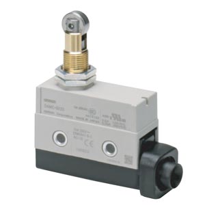 Công tắc hành trình OMRON D4MC-5020 Roller plunger; SPDT; 10A at 250VAC, 6A at 30VDC; 5.88N; 55mm; 41.3mm; 21.7mm