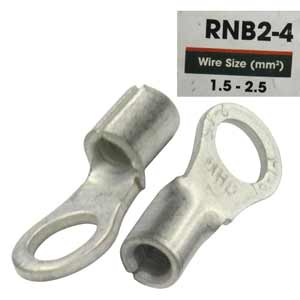 Đầu cos tròn trần thau RNB2-4 MHD - Phụ kiện tủ điện