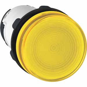 Đèn báo nguyên khối D22-25mm SCHNEIDER XB7EV65P Đầu lồi hình tròn; Lamp not included; D22; Vàng
