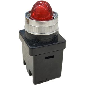Đèn báo HANYOUNG CR-302-1R Dome; 110VAC; D30; Đèn sợi đốt; Đỏ