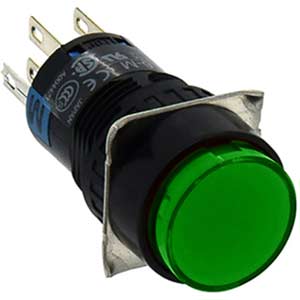 AL6M-P4GC | Đèn báo IDEC | D16 24VAC/DC màu xanh lá cây