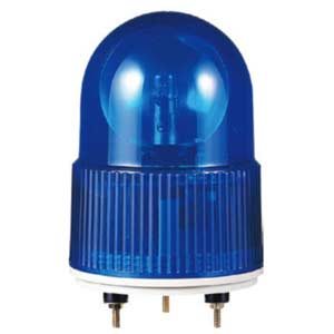 Đèn xoay cảnh báo QLIGHT S100R-BZ-220-B 220VAC D100 có còi màu xanh