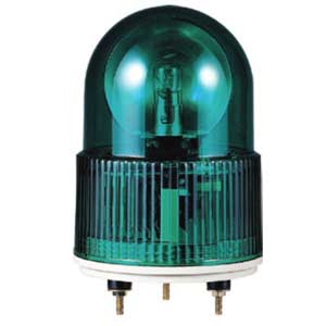 Đèn xoay cảnh báo QLIGHT S100R-12-G 12VDC D132 màu xanh lá