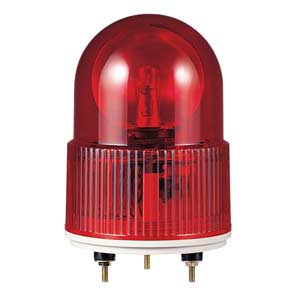 Đèn xoay cảnh báo QLIGHT S100R-BZ-24-R 24VDC D100 có còi màu đỏ