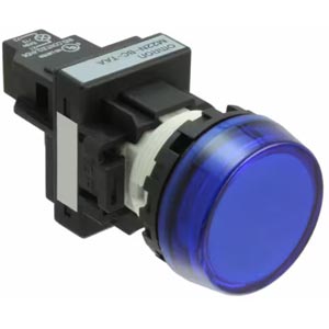 Đèn báo OMRON M22N-BC-TAA-AC 24VAC/DC D22 (Xanh)