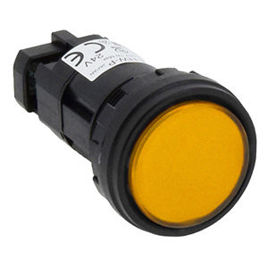 Đèn báo IDEC HW1P-2H2PW - Không đèn, D22mm, Vàng, IP65 - Giá tốt