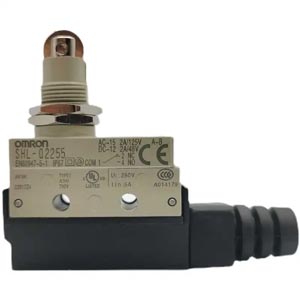 Công tắc hành trình OMRON SHL-Q2255 Roller plunger; SPDT; 10A at 250VAC, 5A at 30VDC; 9.81N; 45.6mm; 25.5mm; 17.5mm