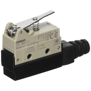 Công tắc hành trình OMRON SHL-W55-01 Hinge lever; SPDT; 10A at 250VAC, 5A at 30VDC; 3.14N; 45.6mm; 25.5mm; 17.5mm