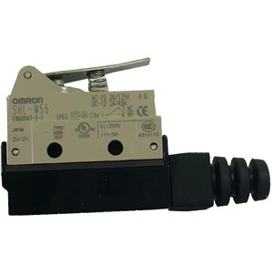 Công tắc hành trình OMRON SHL-W55 Hinge lever; SPDT; 10A at 250VAC, 5A at 30VDC; 3.14N; 45.6mm; 25.5mm; 17.5mm