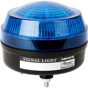 Đèn báo chớp nháy LED D86mm AUTONICS MS86L-FFF-B-F 90...240VAC; Xanh da trời; Chỉ có đèn; Cỡ Lens: D86mm; Sáng liên tục, Sáng nhấp nháy