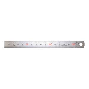 Thước lá thép không gỉ SHINWA 13064 Hệ đo: Metric; 2m; Phân độ trên: 0.5mm, 1mm; Phân độ dưới: 1mm; Stainless steel