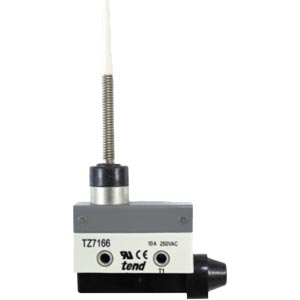 Công tắc hành trình TEND TZ-7166 Flexible rod: Plastic rod; SPDT; 10A at 250VAC, 8A at 30VDC; 1.18N; 54mm; 41mm; 21.4mm