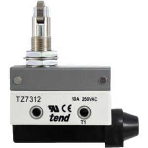 Công tắc hành trình TEND TZ-7312 Cross-roller plunger; SPDT; 10A at 250VAC, 8A at 30VDC; 5.88N; 54mm; 42mm; 21.4mm