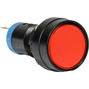 Đèn báo D12mm IDEC HA1P-13R Đầu chìm hình tròn; 12VAC, 12VDC; D16; Đèn led; Đỏ