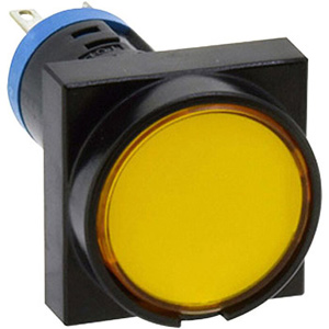 Đèn báo D12mm IDEC HA3P-11Y Đầu chìm hình tròn; 5VDC; D16; Đèn led; Vàng