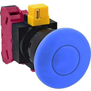 Nút nhấn nhả không đèn IDEC HW1B M401S D22 1NC  Xanh 