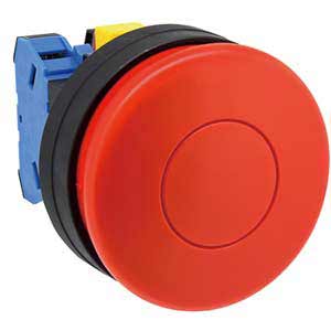 Nút nhấn nhả không đèn IDEC HW1B-M511R D22 1NO+1NC (Đỏ)