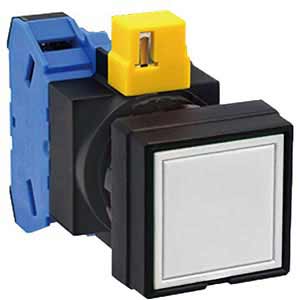 Nút nhấn nhả không đèn IDEC HW2B-M110W D22 1NO (Trắng)