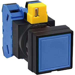 Nút nhấn nhả không đèn IDEC HW2B-M120S D22 2NO (Xanh)