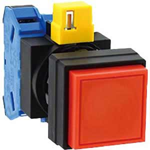Nút nhấn nhả không đèn IDEC HW2B-M210R D22 1NO (Đỏ)