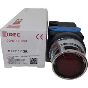 Nút nhấn nhả có đèn IDEC ALFN21611DNR 110VAC D30 1NO+1NC (Đỏ)