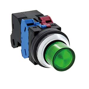 ALN21611DNG Công tắc nhấn nhả có đèn IDEC - Chính hãng