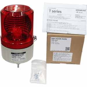 T084-FFD24R-D Hanyoung | Đèn xoay cảnh báo có còi 24V