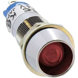 Đèn báo mini D9mm IDEC UP9-2499R 24VDC; D8; Đèn led