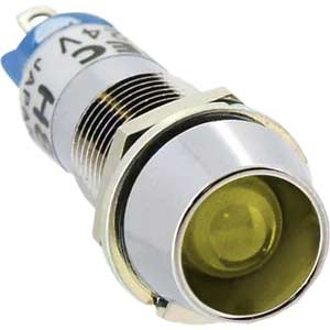 Đèn báo mini D9mm IDEC UP9-2499Y Đầu lõm sâu; 24VDC; D8; Đèn led