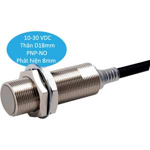 Cảm biến từ OMRON E2E-X8B1DL18 2M OMS 12-24VDC, PNP-NO, 8mm