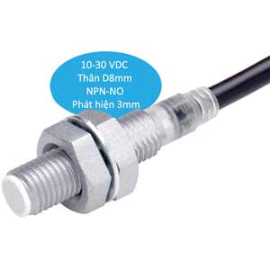 Cảm biến tiệm cận 3 dây 24VDC E2EQ-X3C18 2M Omron 3mm