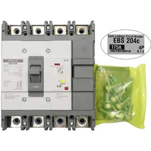 Aptomat khối chống giật 4 cực LS EBS204c-175-100/200/500 .