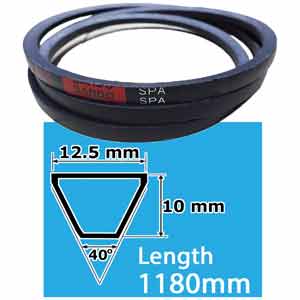 Dây curoa BANDO SPA1180 - 1180x12.7x10mm - size SPA