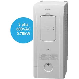 SV0008IS7-4NO Biến tần LS 3 pha 380...480VAC 0.75kW 2.5A/4A; 400Hz