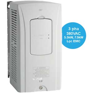 SV0055IS7-4NOFD Biến tần LS dòng IS7 3 pha 380VAC 5.5kW 12A,16A