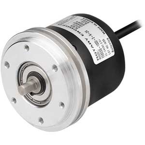 Bộ mã hóa vòng quay tương đối D58mm (loại trục đồng bộ) AUTONICS E58SS6-50-3-V-5 5VDC; Loại trục; 50 xung/vòng; A,B,Z phase; Voltage output (NPN output)