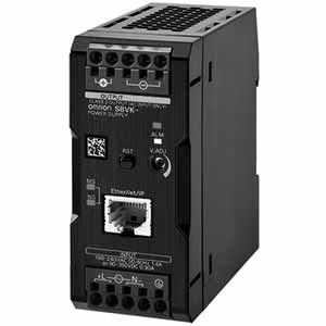 Bộ nguồn chuyển mạch OMRON S8VK-X06024-EIP Nguồn cấp: 100...240VAC, 90...350VDC; Số đầu ra: 1; 24VDC; 2.5A; 60W; Lắp thanh ray DIN