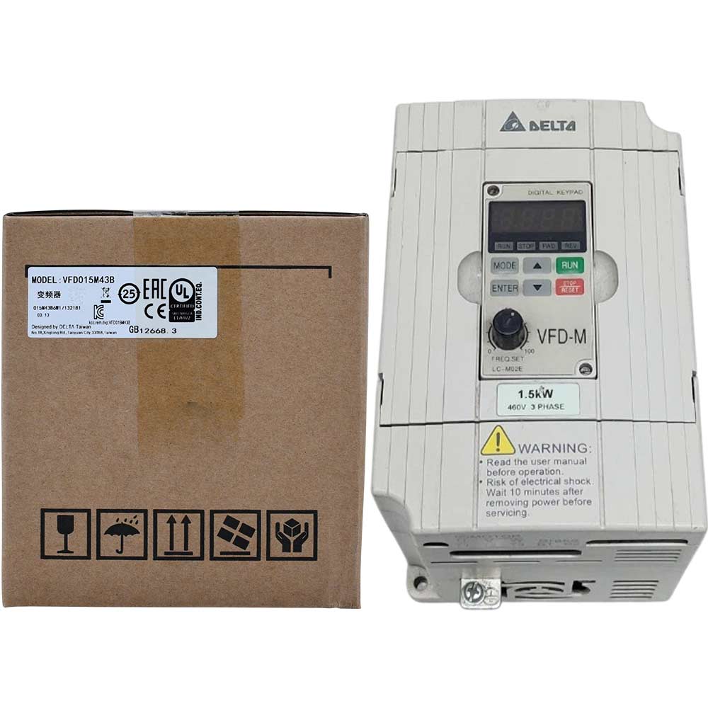 VFD015M43B Delta Biến tần 3 pha 460VAC 1.5kW