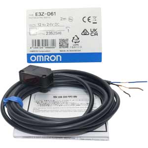Cảm biến quang OMRON E3Z-D61 2M thu-phát chung, 100mm