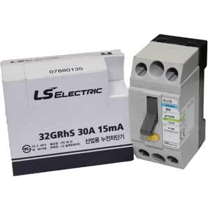 Aptomat khối chống giật 2 cực LS 32GRhS 30A 15mA .