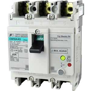 Aptomat khối chống giật 3 pha (ELCB) FUJI EW50AAG-3P040B 40A 30mA