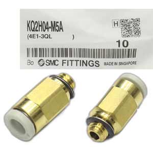 KQ2H04-M5A Đầu nối khí ren ngoài 4mm SMC