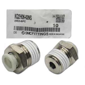 KQ2H06-02NS Đầu nối khí ren ngoài 6mm SMC