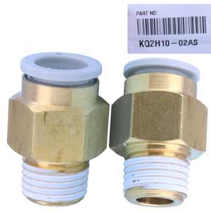 KQ2H10-02AS Đầu nối khí ren ngoài 10mm SMC