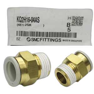 KQ2H16-04AS Đầu nối khí ren ngoài 16mm SMC